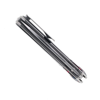 (Weak Detent) Open Box/Return TwoSun Folding Knife Black G10/Carbon Fiber Handle D2 Plain Edge TS344-D2 (Weak Detent) Open Box/Return TwoSun Folding Knife Black G10/Carbon Fiber Handle D2 Plain Edge TS344-D2