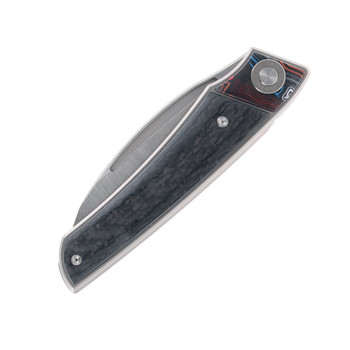 (Weak Detent) Open Box/Return TwoSun Folding Knife Black G10/Carbon Fiber Handle D2 Plain Edge TS344-D2 (Weak Detent) Open Box/Return TwoSun Folding Knife Black G10/Carbon Fiber Handle D2 Plain Edge TS344-D2