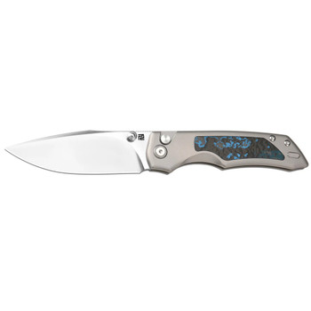 Artisan Cutlery Wizard The Sorcerer Folding Knife Titanium/Fat Carbon Handle S90V Drop Point Plain Edge 1870G-GY