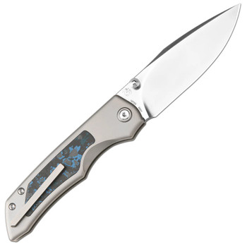 Artisan Cutlery Wizard The Sorcerer Folding Knife Titanium/Fat Carbon Handle S90V Drop Point Plain Edge 1870G-GY
