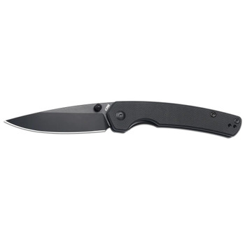 CJRB Kain Folding Knife Black G10/Aluminum Handle AR-RPM9 Drop Point Plain Edge J1956-BBK
