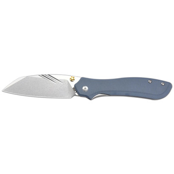CJRB Fugly Folding Knife Gray G10 Handle AR-RPM9 Wharncliffe Plain
