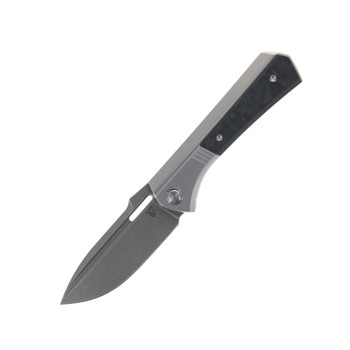 Vanguard Continuum Folding Knife Gray Titanium & Carbon Fiber Handle M390 Stonewashed Blade Vanguard Continuum Folding Knife Gray Titanium & Carbon Fiber Handle M390 Stonewashed Blade