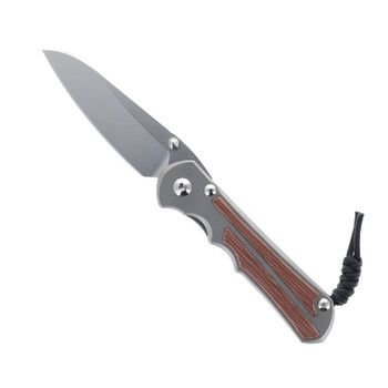 Chris Reeve Large Inkosi Folding Knife Glass Blasted Titanium