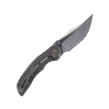 Kizer Silver Wing Folding Knife Titanium Handle S90V Plain Edge Limited Edition ZX-FK01A2