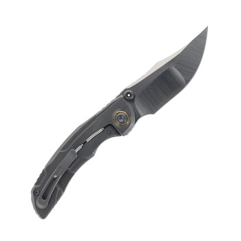 Kizer Silver Wing Folding Knife Titanium Handle S90V Plain Edge Limited Edition ZX-FK01A4