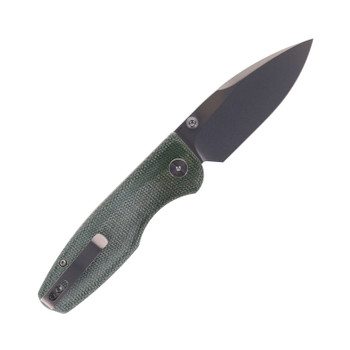 CMB Predator V3 Folding Knife Green Micarta Handle 14C28N Plain Edge Satin Finish CMB-19A CMB Predator V3 Folding Knife Green Micarta Handle 14C28N Plain Edge Satin Finish CMB-19A