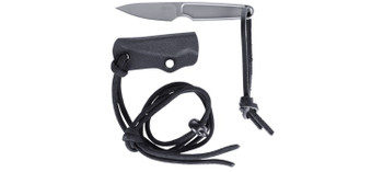 CRKT Hangti Fixed Blade Knife Gray Titanium Handle/Blade Plain Edge 7066