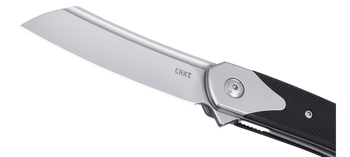 CRKT Viento Folding Knife Black G10 Handle D2 Plain Edge Bead Blast Finish 7135