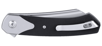 CRKT Viento Folding Knife Black G10 Handle D2 Plain Edge Bead Blast Finish 7135