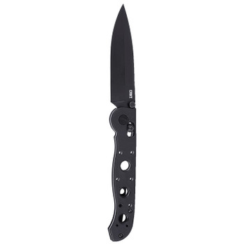 CRKT Folding Knife Black Grivory Handle D2 Plain Edge Black Blade M16-03XK