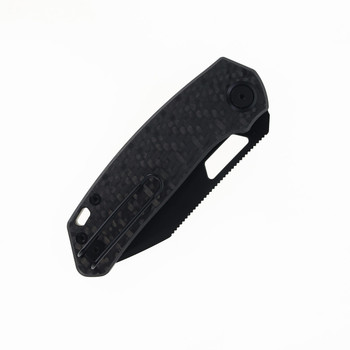 Divo Knives Growler Mini Folding Knife Carbon Fiber Handle Blackwash 154CM Blade Divo Knives Growler Mini Folding Knife Carbon Fiber Handle Blackwash 154CM Blade