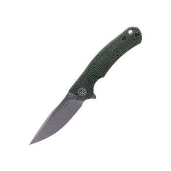 Petrified Fish Green Micarta K110 Folding Knife PF949XGRM