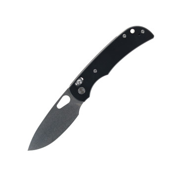 Miguron Moyarl Axis Lock Folding Knife Black Titanium Handle Stonewashed 14C28N Blade MGR621ABK