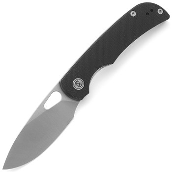 Miguron Moyarl Folding Knife Black Micarta Handle 14C28N Plain Edge Satin Finish 806MWBK