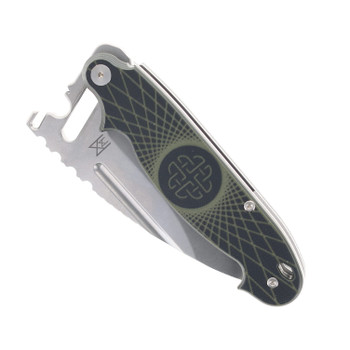 Midgards Messer Sliding Knife Olive/Black G10 Handle N690 Folding Knife MM-SLDNG-FLD-OLV