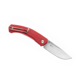 ３本セット GiantMouse IONA CPM Stonewashed Magnacut Blade Red Linen Micarta