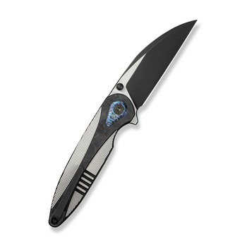 WE Zenthra Folding Knife Satin/Black Titanium/Shred Carbon Fiber