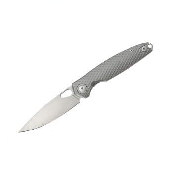 GiantMouse Reo Satin CPM Magnacut Ti Handle Folding Knife REO-TITANIUM
