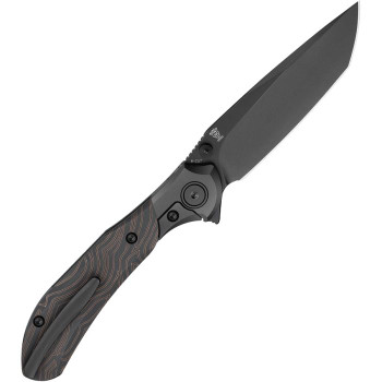 Bestech Constellation Folding Knife Titanium/Black Thin Line G10 Handle M-Cut Tanto Plain Edge Black Stonewash Finish BT2501B Bestech Constellation Folding Knife Titanium/Black Thin Line G10 Handle M-Cut Tanto Plain Edge Black Stonewash Finish BT2501B