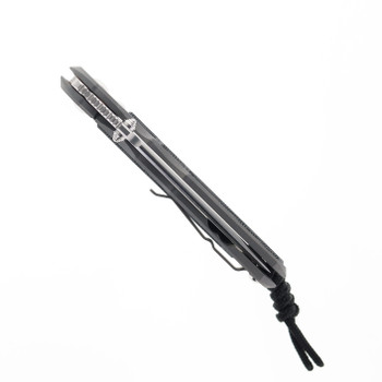 Chris Reeve Large Inkosi Folding Knife Sandblasted Titanium Handle w/ Black Micarta Inlay Magnacut Tanto Plain Edge LIN-1044 Chris Reeve Large Inkosi Folding Knife Sandblasted Titanium Handle w/ Black Micarta Inlay Magnacut Tanto Plain Edge LIN-1044