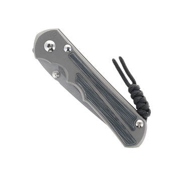 Chris Reeve Large Inkosi Folding Knife Sandblasted Titanium Handle w/ Black Micarta Inlay Magnacut Tanto Plain Edge LIN-1044 Chris Reeve Large Inkosi Folding Knife Sandblasted Titanium Handle w/ Black Micarta Inlay Magnacut Tanto Plain Edge LIN-1044