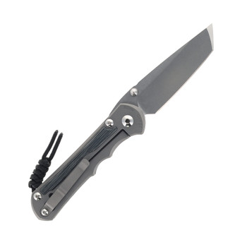 Chris Reeve Large Inkosi Folding Knife Sandblasted Titanium Handle w/ Black Micarta Inlay Magnacut Tanto Plain Edge LIN-1044 Chris Reeve Large Inkosi Folding Knife Sandblasted Titanium Handle w/ Black Micarta Inlay Magnacut Tanto Plain Edge LIN-1044