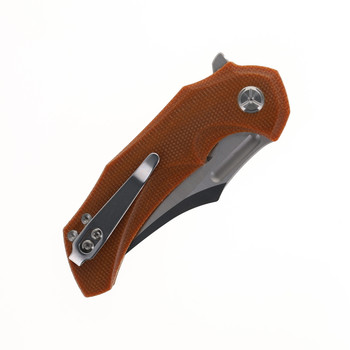 TwoSun Folding Knife Bowie Blade Brown Micarta Handle D2 Plain Edge TS227-UP TwoSun Folding Knife Bowie Blade Brown Micarta Handle D2 Plain Edge TS227-UP