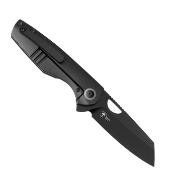 Kizer Sparrow Folding Knife Marble Carbon Fiber/Titanium Handle S45VN Plain Edge Ki3628A2