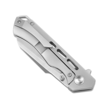 Kizer Crest Folding Knife Titanium Handle S35VN Plain Edge Ki3714A1 Kizer Crest Folding Knife Titanium Handle S35VN Plain Edge Ki3714A1