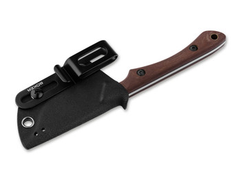 Boker M.U.K. Fixed Blade Knife Brown Micarta Handle 14C28N Plain Edge 02BO593