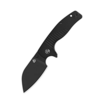 QSP Chefmaster Folding Knife Black G10 Handle 14C28N Wharncliffe Plain Black Blade QS163-A2 QSP Chefmaster Folding Knife Black G10 Handle 14C28N Wharncliffe Plain Black Blade QS163-A2