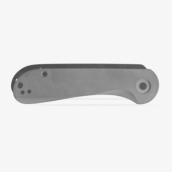 Flytanium Contoured Titanium Scales for CIVIVI Elementum Knife Titanium Stonewash FLY-0877