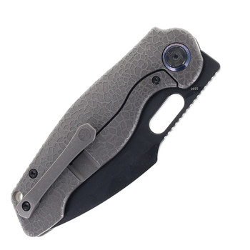 Kunwu Gringo Folding Knife Stonewash DLC Titanium Handle S390 Plain Stonewash DLC Blade K712T-3 Kunwu Gringo Folding Knife Stonewash DLC Titanium Handle S390 Plain Stonewash DLC Blade K712T-3
