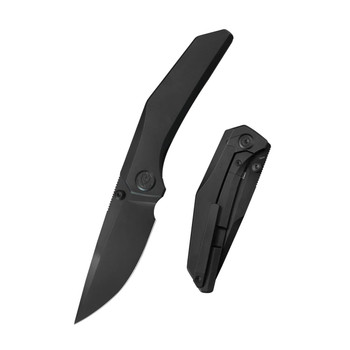 KB Knives Eclipse Folding Knife Black DLC Integral Titanium Handle Drop Point M390 Plain Black DLC Blade KB417C KB Knives Eclipse Folding Knife Black DLC Integral Titanium Handle Drop Point M390 Plain Black DLC Blade KB417C