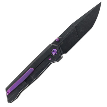 Poikilo Blade Salvator S2 Folding Knife Dark Stonewash Titanium Handle M398 Tanto Plain Edge Salvator-S2 Poikilo Blade Salvator S2 Folding Knife Dark Stonewash Titanium Handle M398 Tanto Plain Edge Salvator-S2