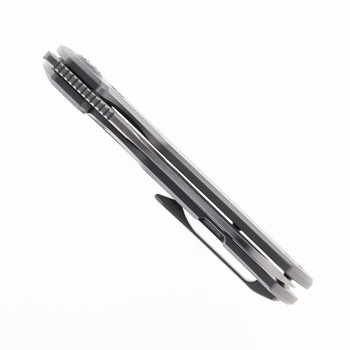 Kunwu S703 Sheepsfoot Satin Tao Vanax Titanium Folding Knife Kunwu S703 Sheepsfoot Satin Tao Vanax Titanium Folding Knife