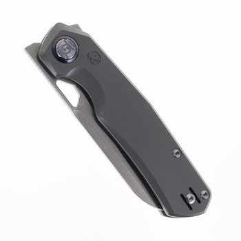 Kunwu S703 Sheepsfoot Satin Tao Vanax Titanium Folding Knife Kunwu S703 Sheepsfoot Satin Tao Vanax Titanium Folding Knife