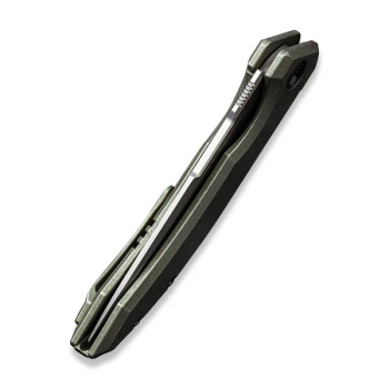 WE Quixotic Folding Knife Titanium Handle 3.45" CPM 20CV Blade WE21016-4 WE Quixotic Folding Knife Titanium Handle 3.45" CPM 20CV Blade WE21016-4