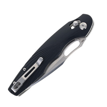 Critical Strike Folding Knife Black G10 Handle VG-10 Plain Edge Satin Finish X501-BK