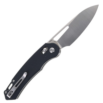 Critical Strike Folding Knife Black G10 Handle VG-10 Plain Edge Satin Finish X503-BK