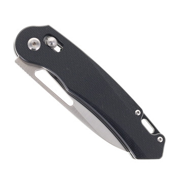 Critical Strike Folding Knife Black G10 Handle VG-10 Plain Edge Satin Finish X503-BK