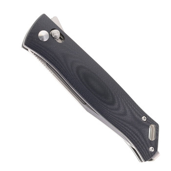 Critical Strike Folding Knife Black G10 Handle Handle D2 Plain ZD2008- G10-BK