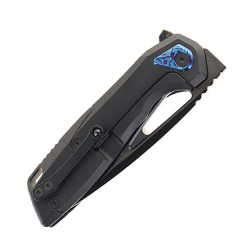 Vanguard StarRunner Pocket Knife DLC Black Titanium Handle Super-Polished DLC M390 Blade