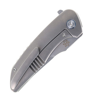 Mechforce Barker Collba Hokkaido Folding Knife Titanium Handle MagnaCut Blade Mechforce Barker Collba Hokkaido Folding Knife Titanium Handle MagnaCut Blade