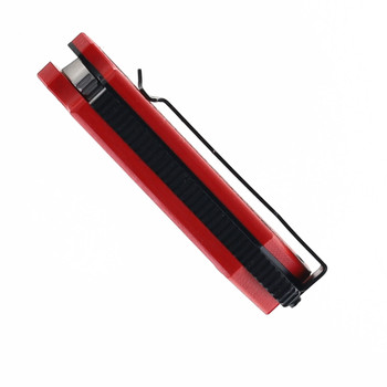 Midgards Messer Thunrar Nano Folding Knife Red G10 Handle 14C28N Plain Edge