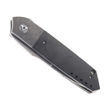 Mechforce Carey Collba Roadster Folding Knife Fatcarbon Black Dune Handle M390 Tanto Plain Edge Mechforce Carey Collba Roadster Folding Knife Fatcarbon Black Dune Handle M390 Tanto Plain Edge