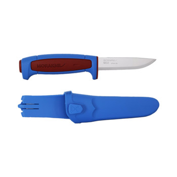 Mora 14502 Basic 546 Dala Fixed Blade Knife Red/Siljan Blue