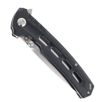 SIxLeaf Folding Knife Black G10 Handle 9Cr14MoV Plain Edge SL-56