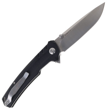 SIxLeaf Folding Knife Black G10 Handle 9Cr14MoV Plain Edge SL-56